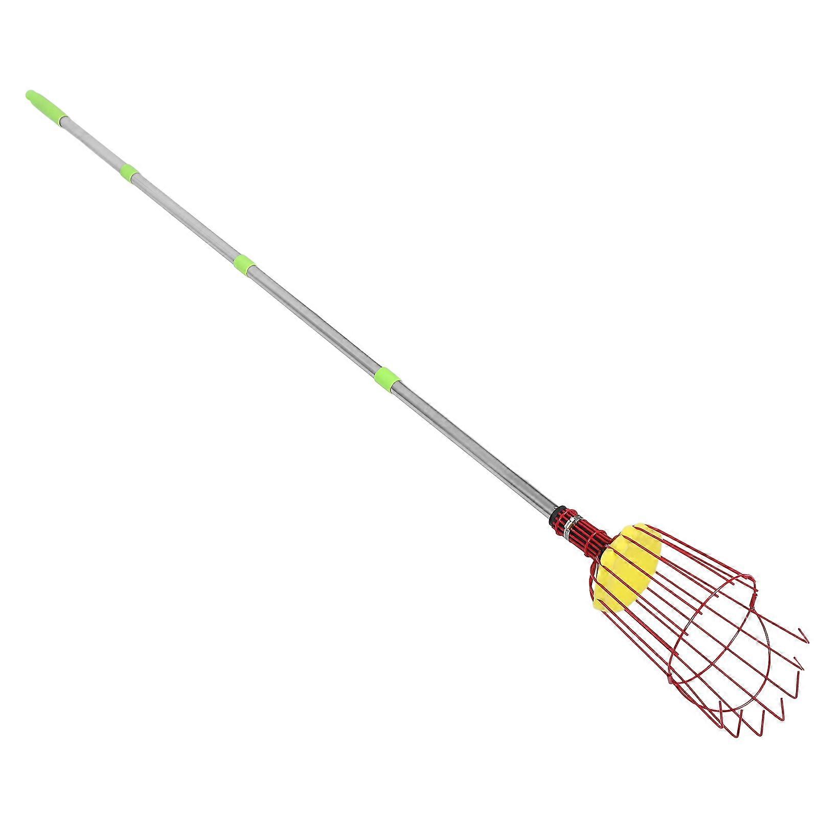 Fruit Picker Tool Adjustable Length Extendable Pole For Apples Mango Pear Orange Avocados 1 Piece
