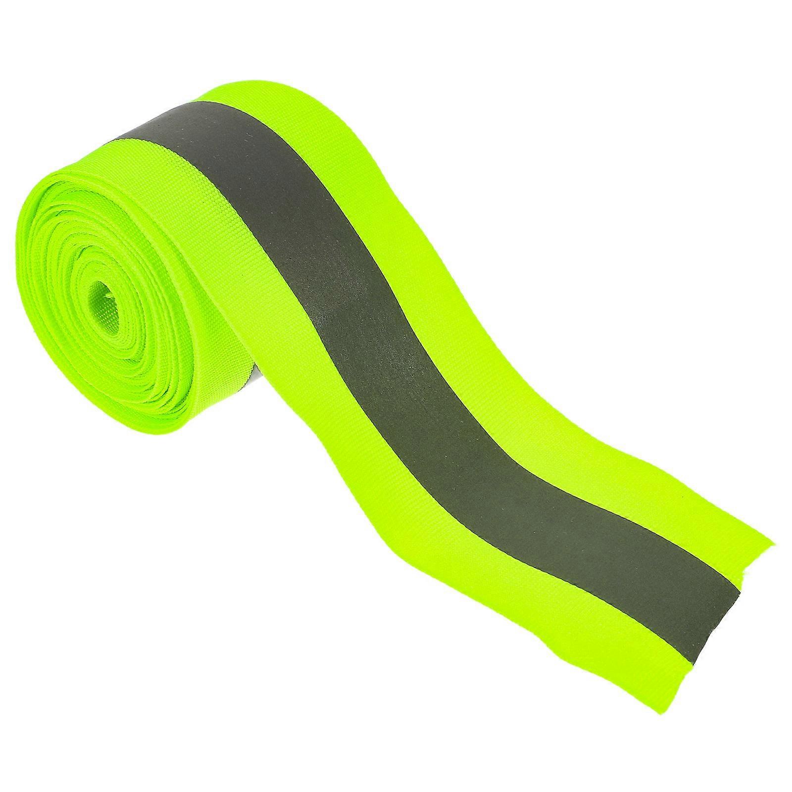 High Visibility Reflective Safety Tape Roll for Outdoor Construction, Parking Lots, and Warning Markings – Wide Fabric警示带