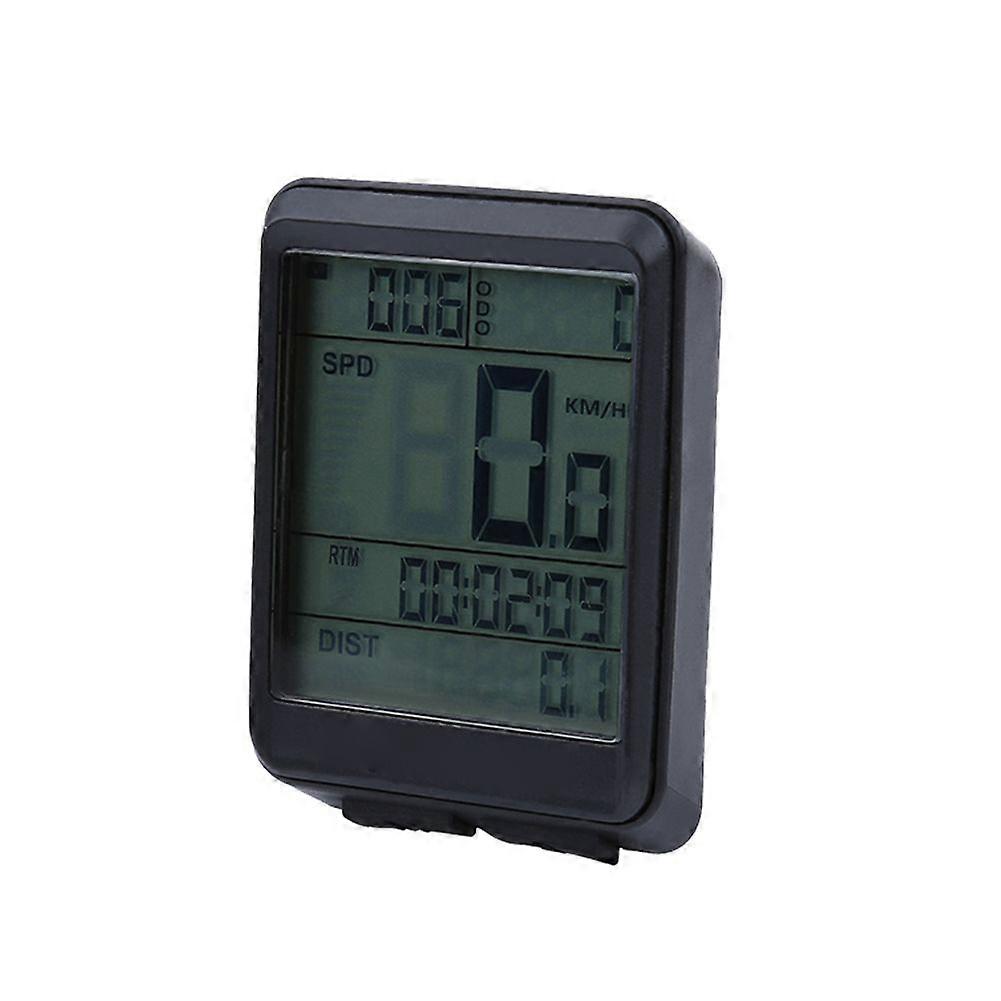 Portable Lightweight Bike Odometer Mountain Bicycle Speedmeter (Wireless)YMQX)