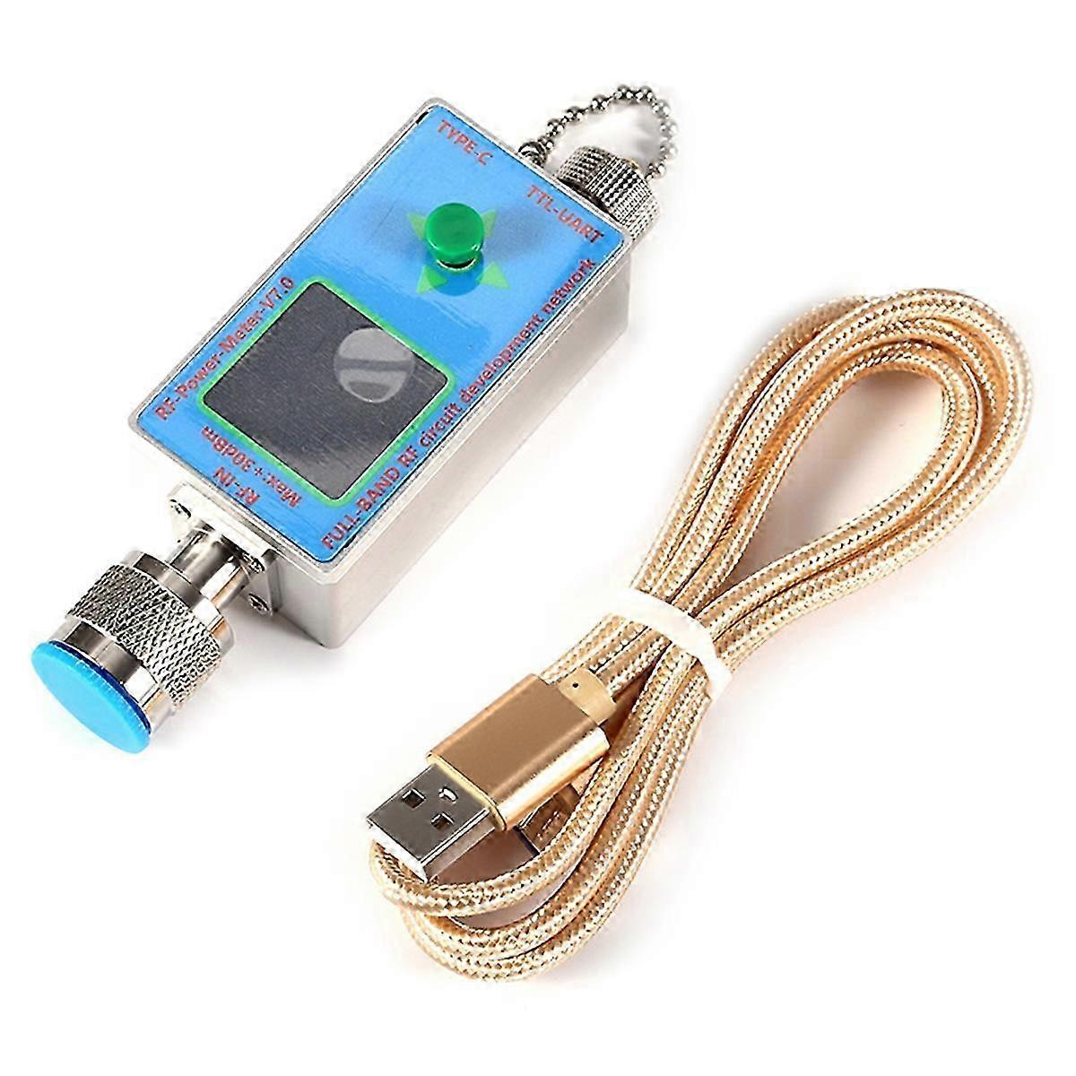 V7.0 Rf Power Meter 10ghz Power Detector 30dbm Max Input N-type Connector Usb-c Port