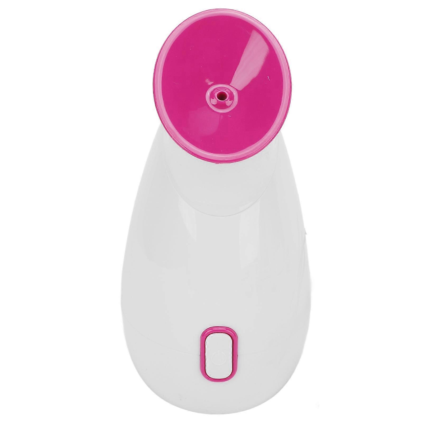 Face Steaming Machine Deep Cleansing Skin Moisturizing Steaming Device with Fruit Vegetable Box Rose Red 220‑240V (EU Plug)