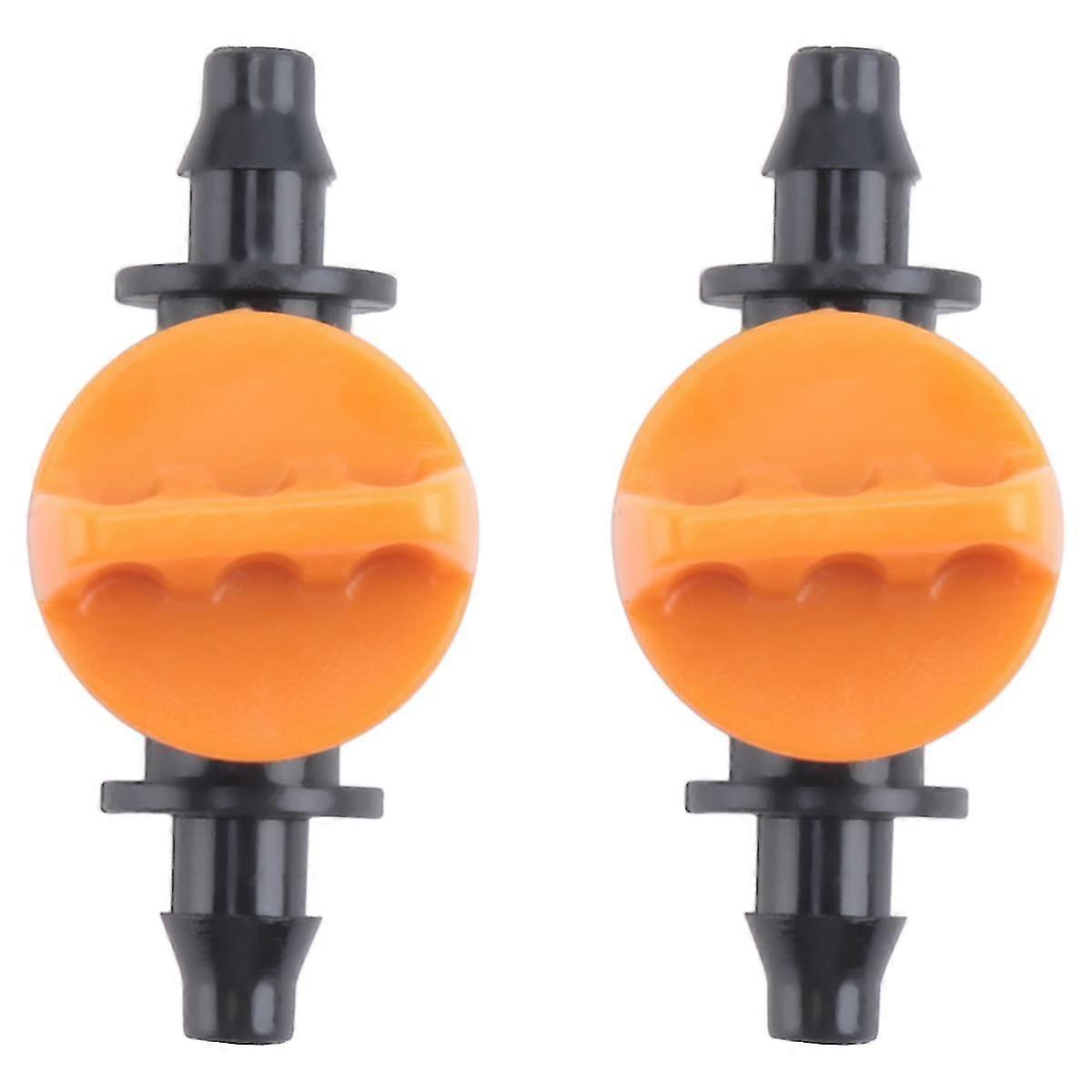 صمام صغير مع 4/7Mm خرطوم حديقة الري الشائكة صمام التحكم في تدفق المياه أدوات الزراعة بالتنقيط