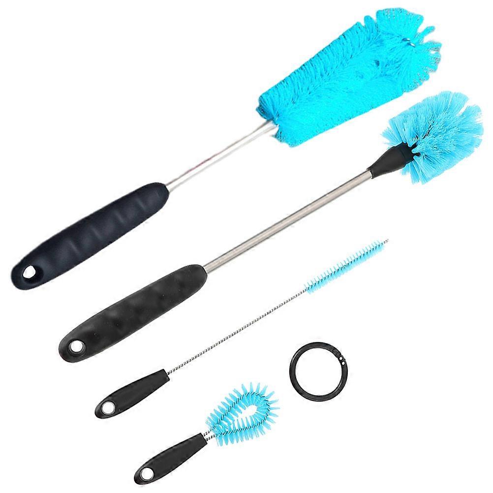 Multifunctional Cleaning Brush Set Long Handle Scrubbing Kitchen Cleaning Assorted Color Nylon 1Set