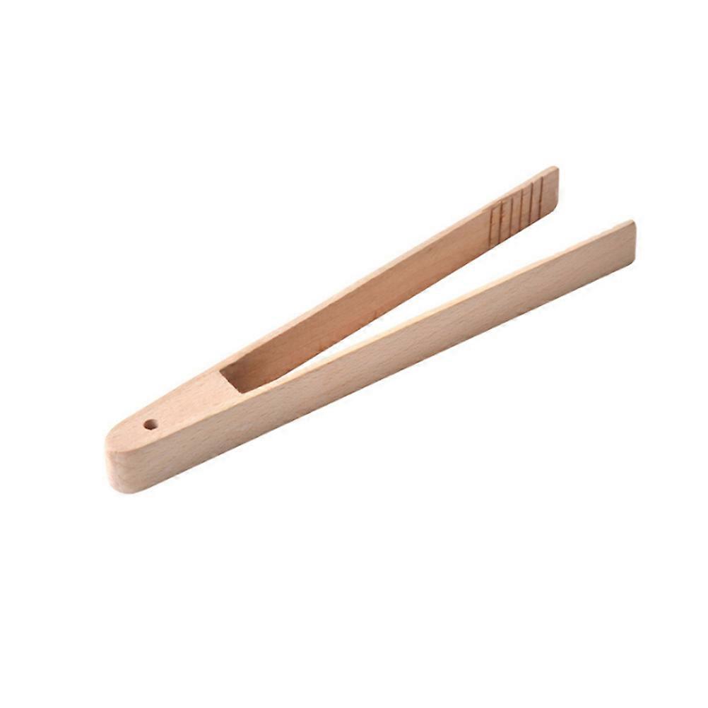 Beech Toaster Tongs with Ergonomic Design for Safe Cooking and Grilling 1 Pc 32CM