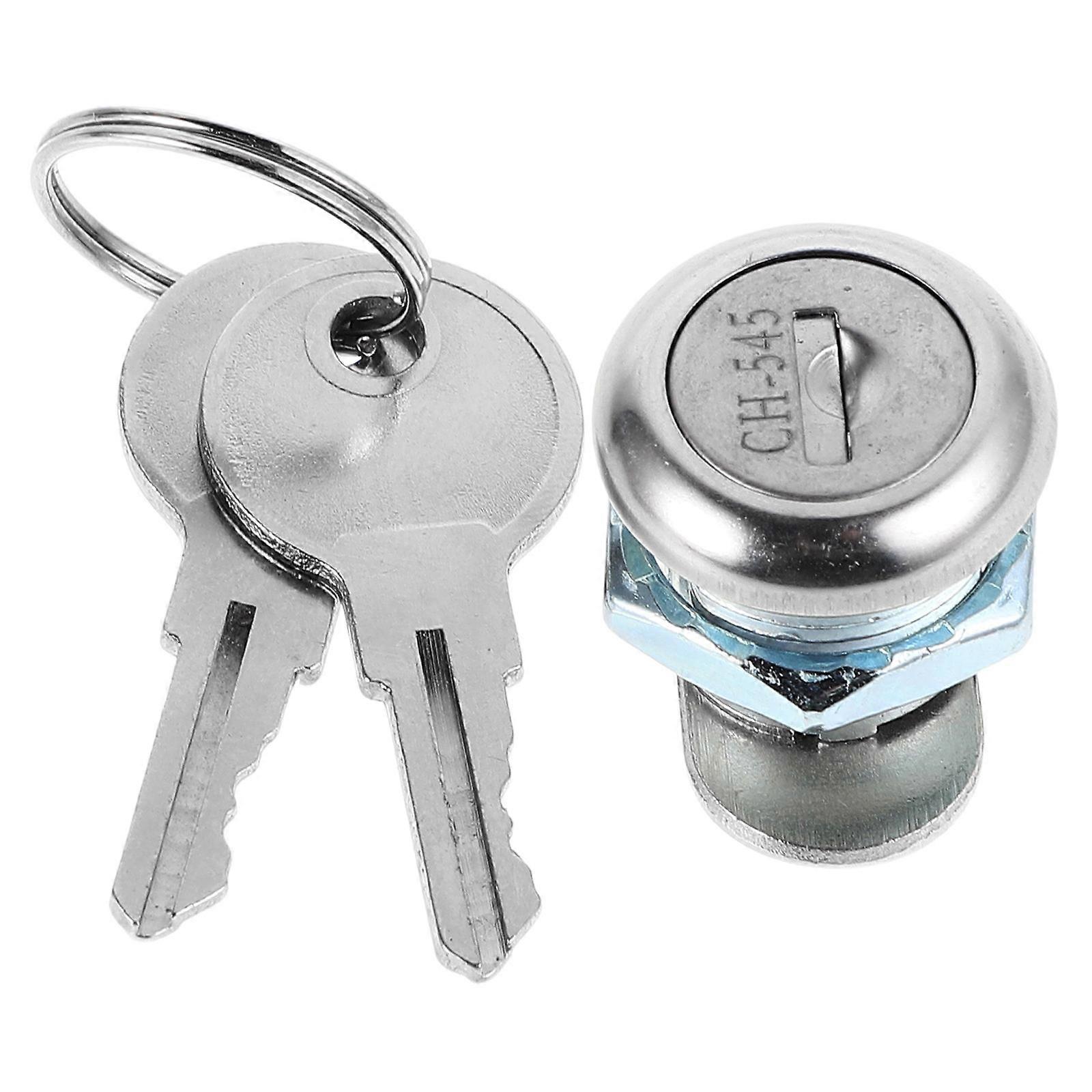 Motorcycle Rear Trunk Lock CH545 Key Zinc Alloy Silver Security Lock Core Waterproof and Durable 1