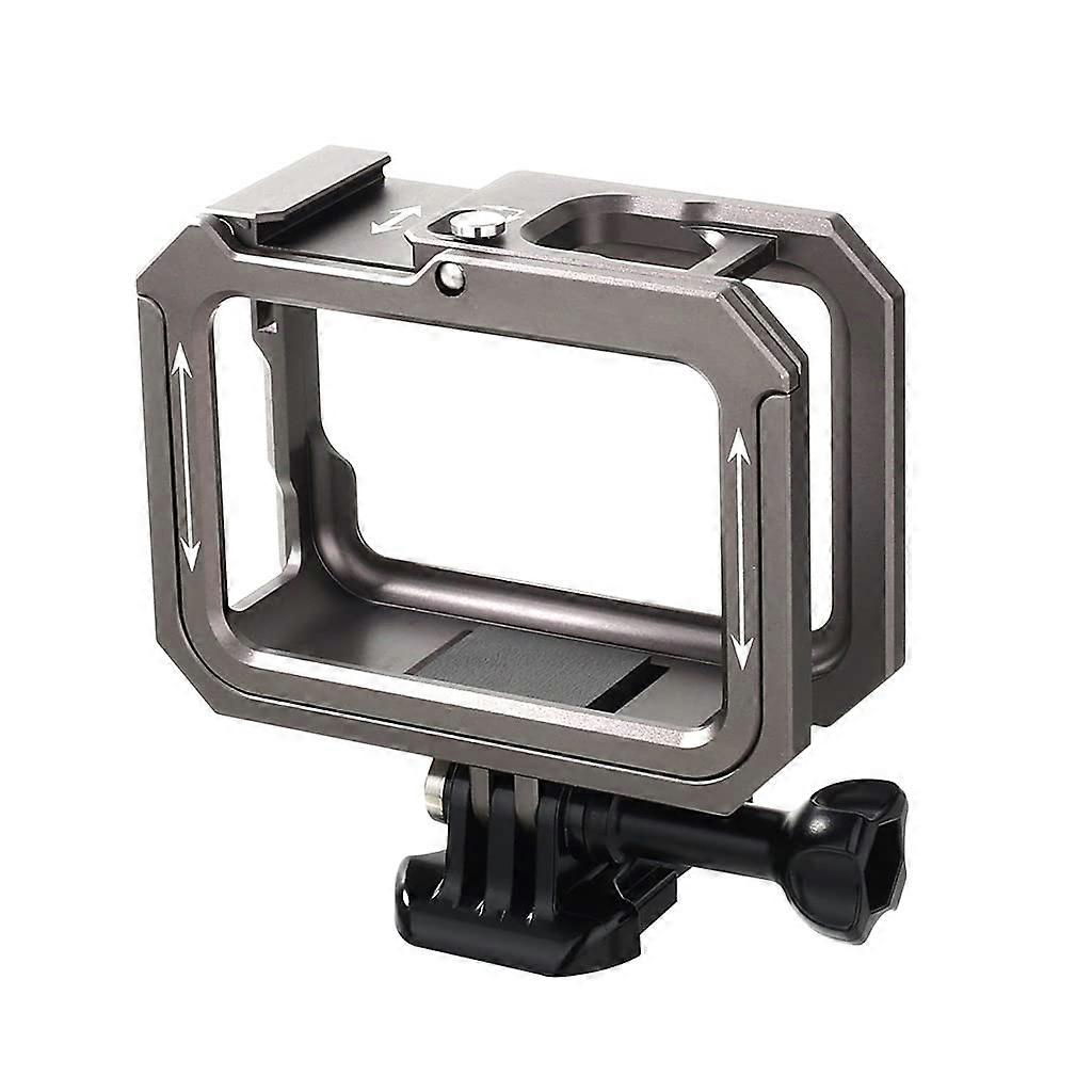 Aluminum Housing Frame for Enclosures, Metal Protective Shell, 9-Inch with Cold Shoe Mount