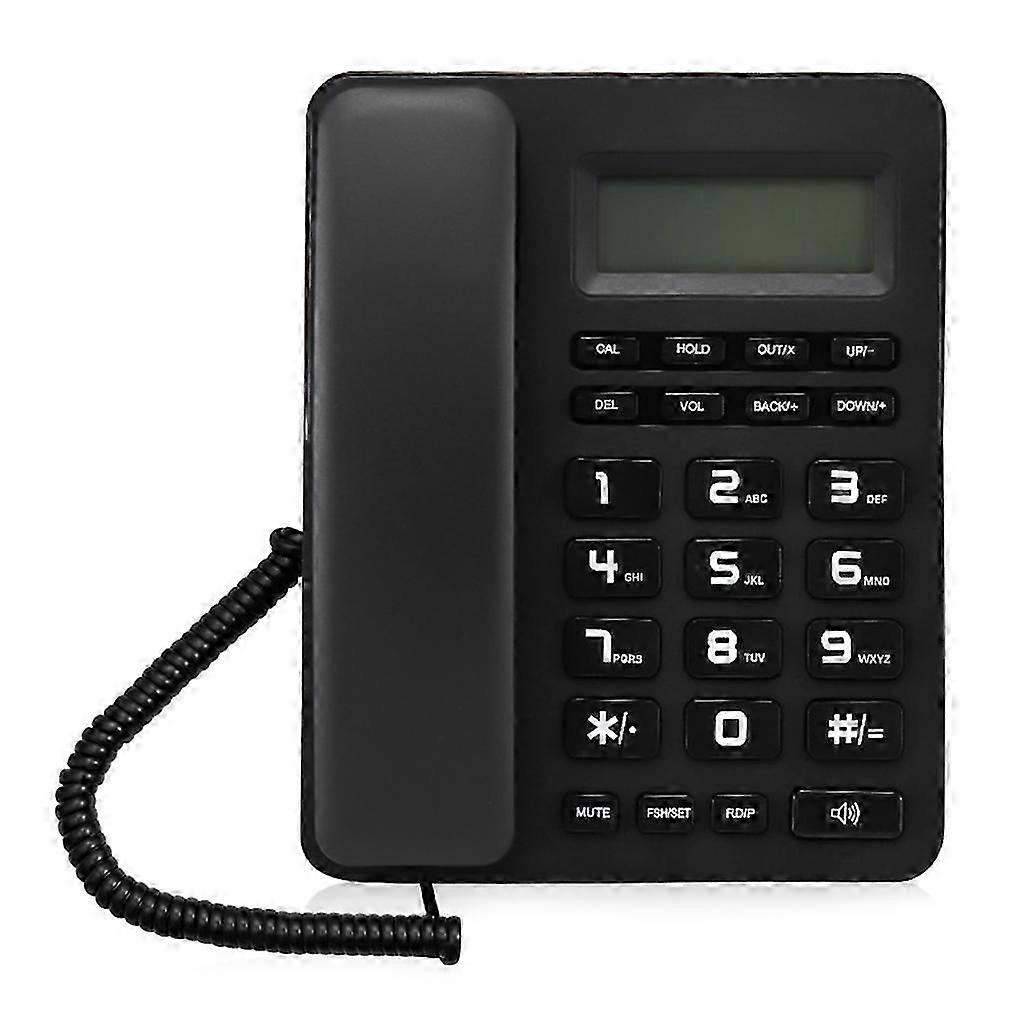 Fixed Telephone with Caller Id and Memory Function Lcd Display for Home Hotel Office Communication