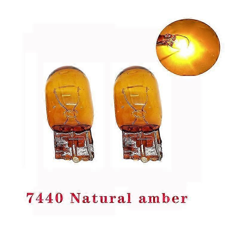 1/4/10X T20 7440 7443 W21W W21/5W természetes sárga automatikus halogén hátsó fék autó lámpák távolsági lámpa irányjelzők izzók fehér piros