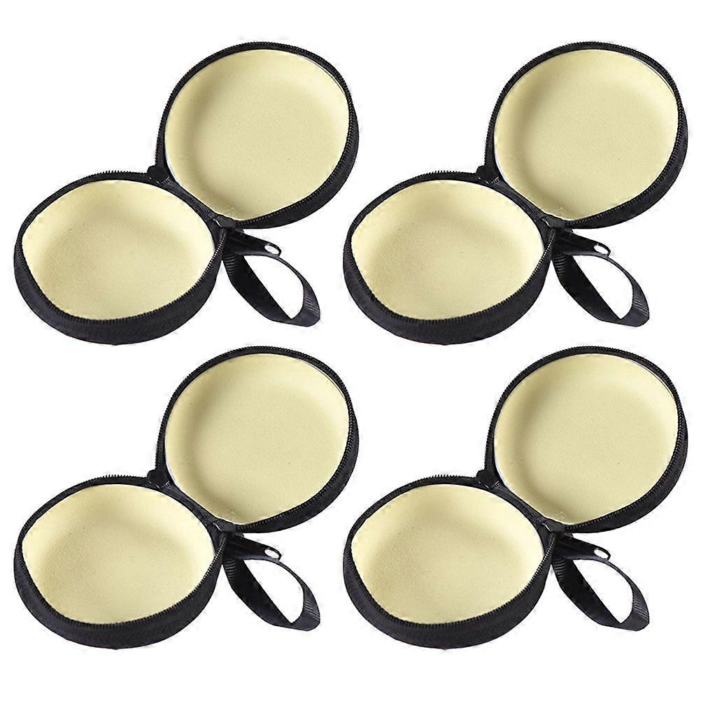 4pcs Creative Football Pattern Storage Bags with Tinplate Coin Bags Inside in Random Color