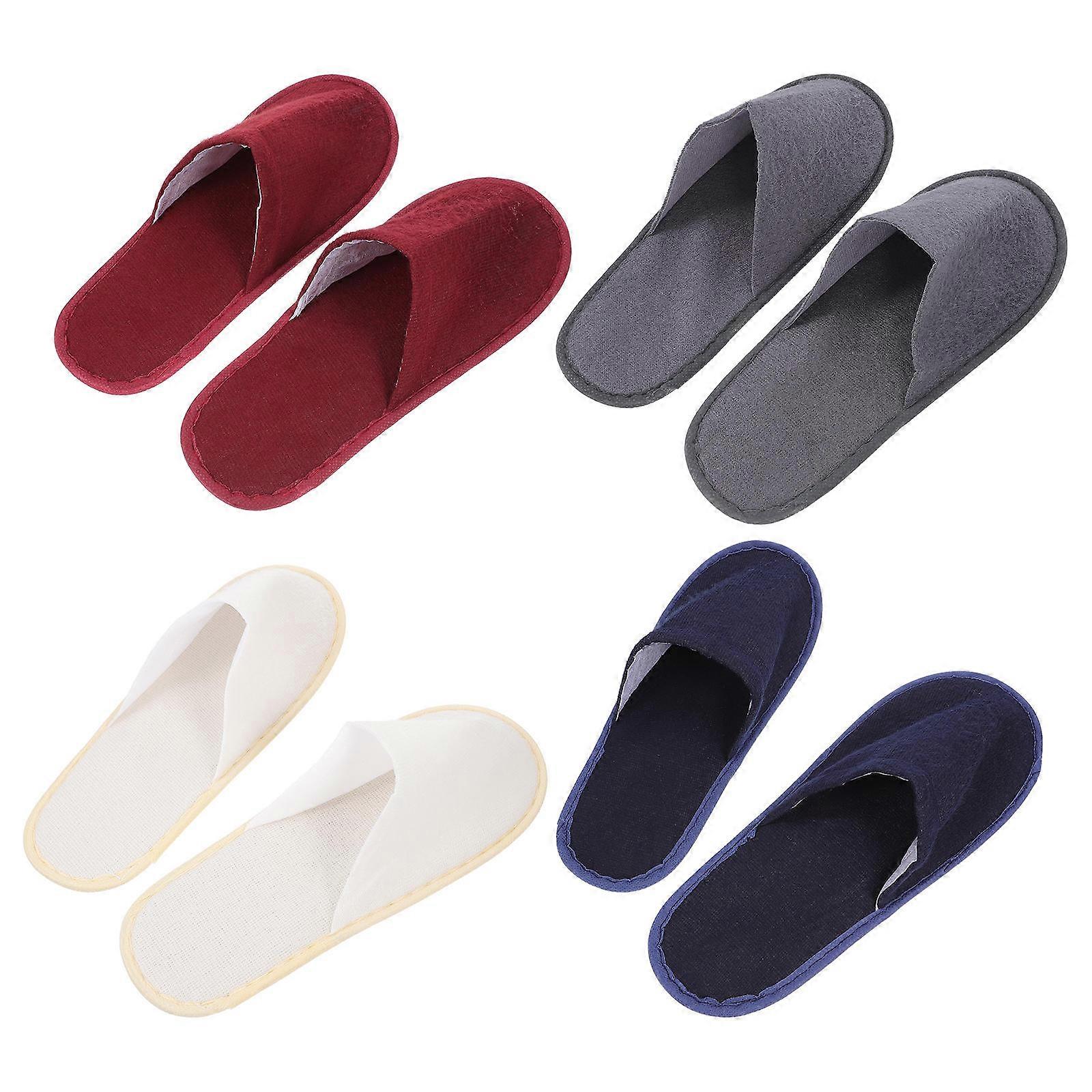 Comfortable Slippers Ideal For Hotel Use With Assorted Color And Non-slip Function Size 26.5X10.5X2CM 8 Pairs