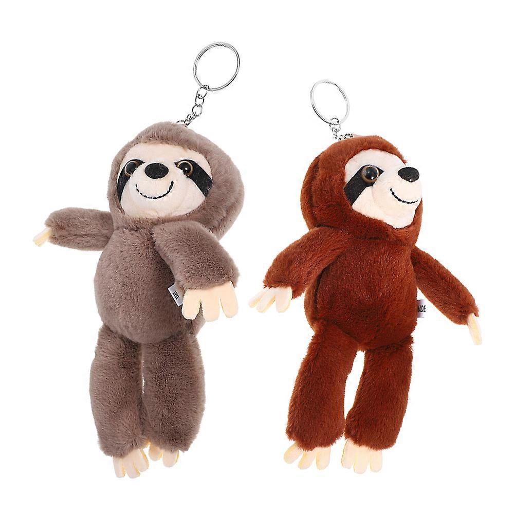 Sloth Plush Keychain Charm Soft Adorable Decorative Bag Pendant for Keys, Bags & Phones Unique Animal Keyring for Relaxation & Whimsical Style