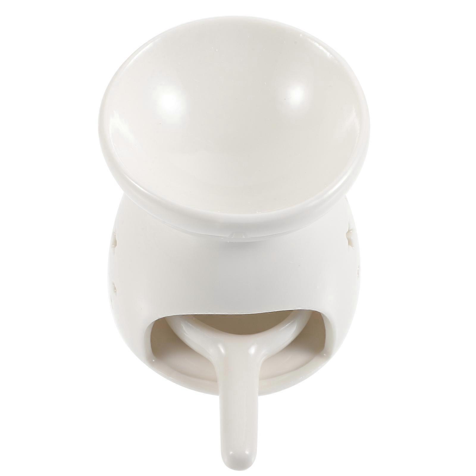 1 Set Ceramic Tealight Holder Candle Essential Oil Burner Aromatherapy Diffuser