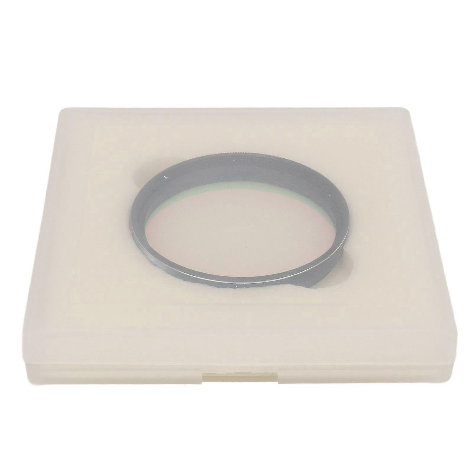 2in UV IR Cut Filter 700nm Block Optical Glass Aluminium Alloy Clear View Telescope Filter with Storage Box for Astronomic