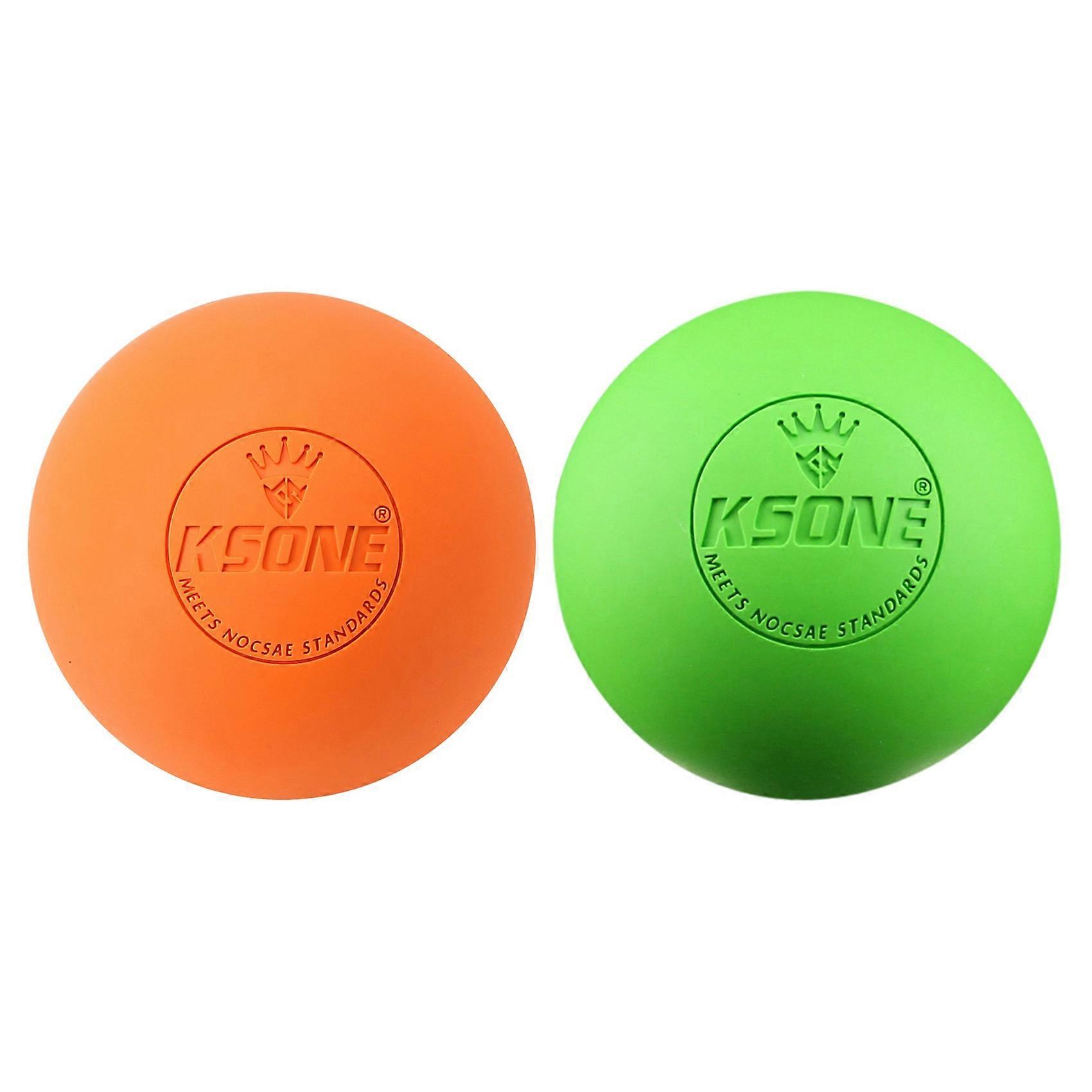 2Pcs Massage Ball 6.3cm Fascia Ball Ball Muscle Relaxation Pain Relief Portable Physiotherapy Ball,