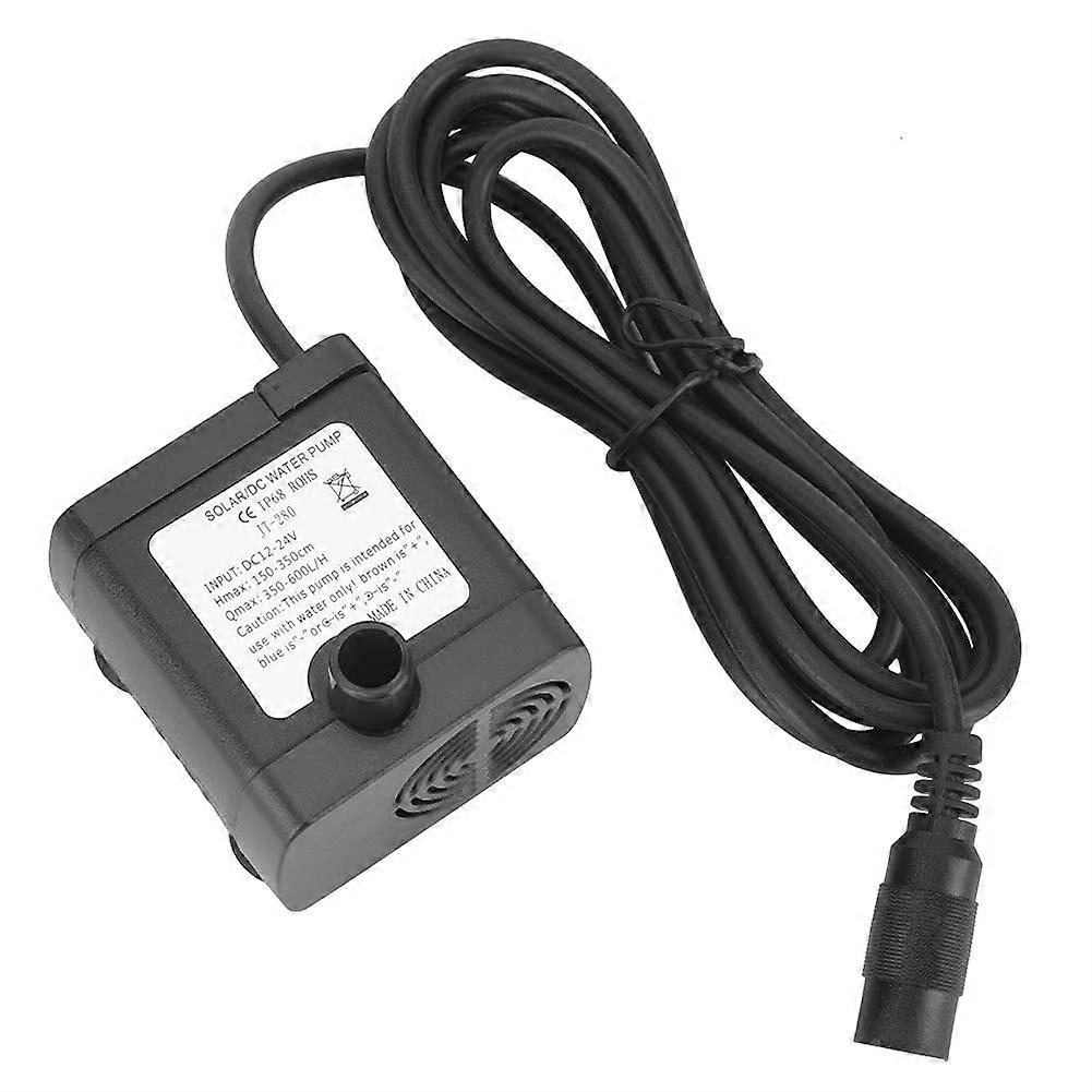 Solar Powered DC Water Pump, Mini Submersible Pump, Flow Rate 650L/H