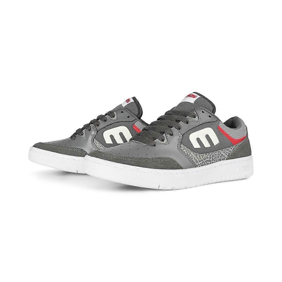 Etnies Loot Skate Shoes Grey/Light Grey/Red