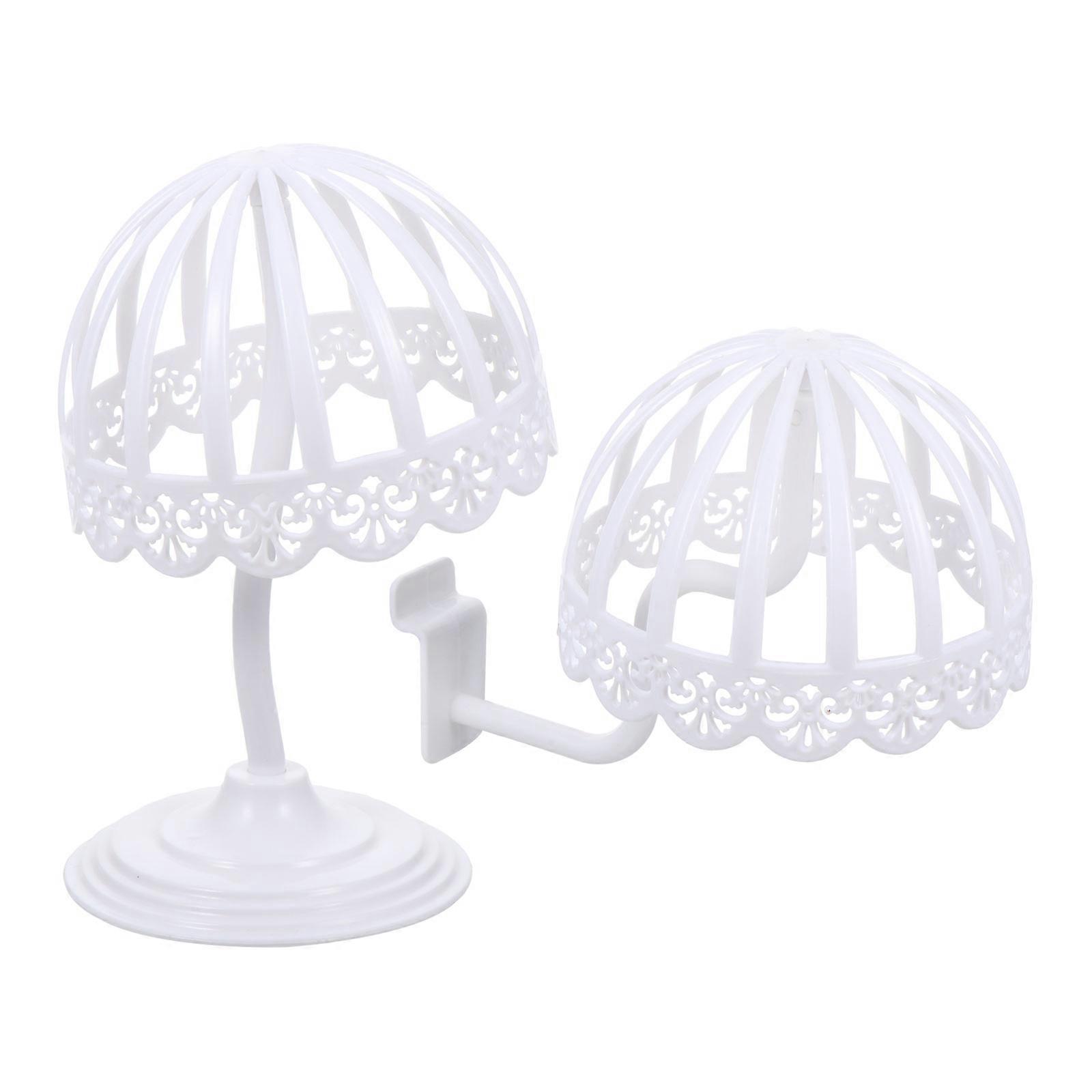 2Pack Plastic Wig Display Stands Multifunctional Wig Rack Display Holder Ideal For Hair Experts And Home Users With 13x20cm Dimensions