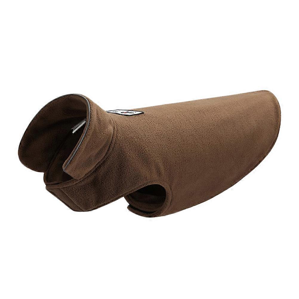 ملابس الرائعة في القهوة الصوف القطبي للحيوانات الأليفة استخدام تصميم أزياء متين مثالي للأنشطة والتقاط الصور