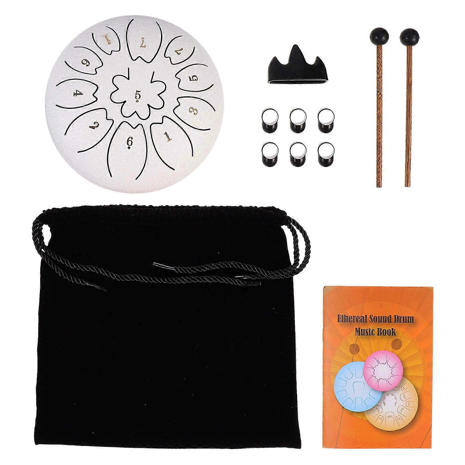 Steel Tongue Drum Set Versatile Percussion Instrument for Music Education, Meditation and Mental Rehabilitation