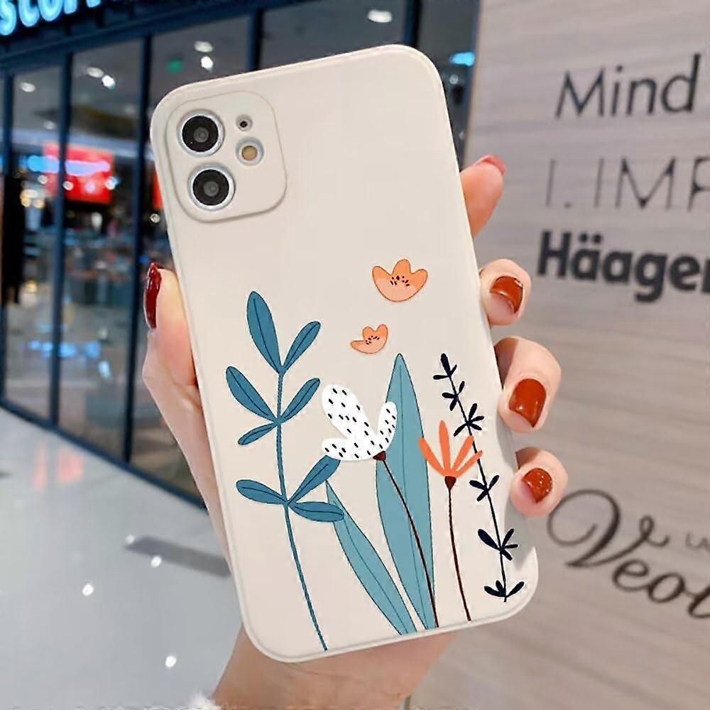 Xiaomi 11 Lite 5G NE Compatible Silicone Case, Cute Bear Design, Soft, Anti-Drop, Personalizable, White