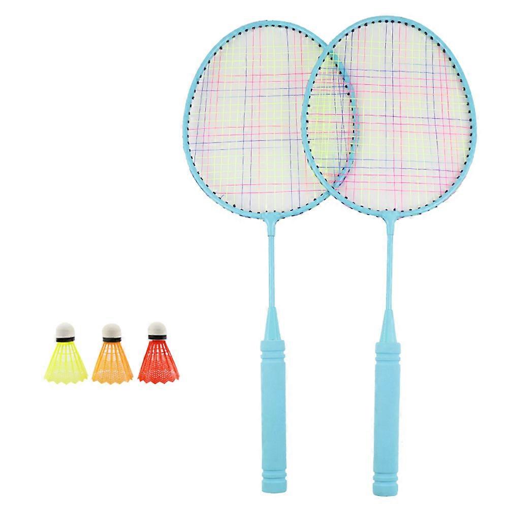 Badminton Racket Set for Kids with Durable NBR Material Lightweight and Safe for Outdoor Sports Use