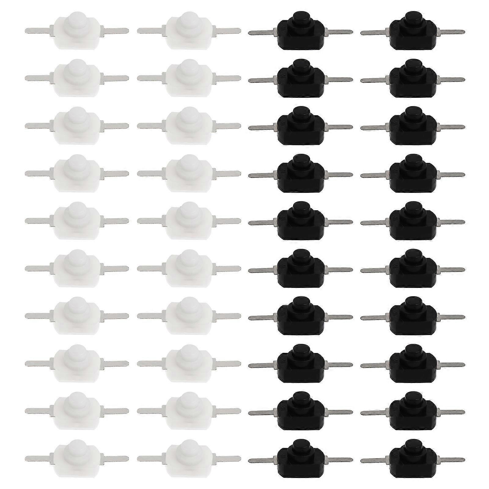 50pcs Latching Push Button For Flashlight Electric Replacement And Lightweight For Diy Projects Fit