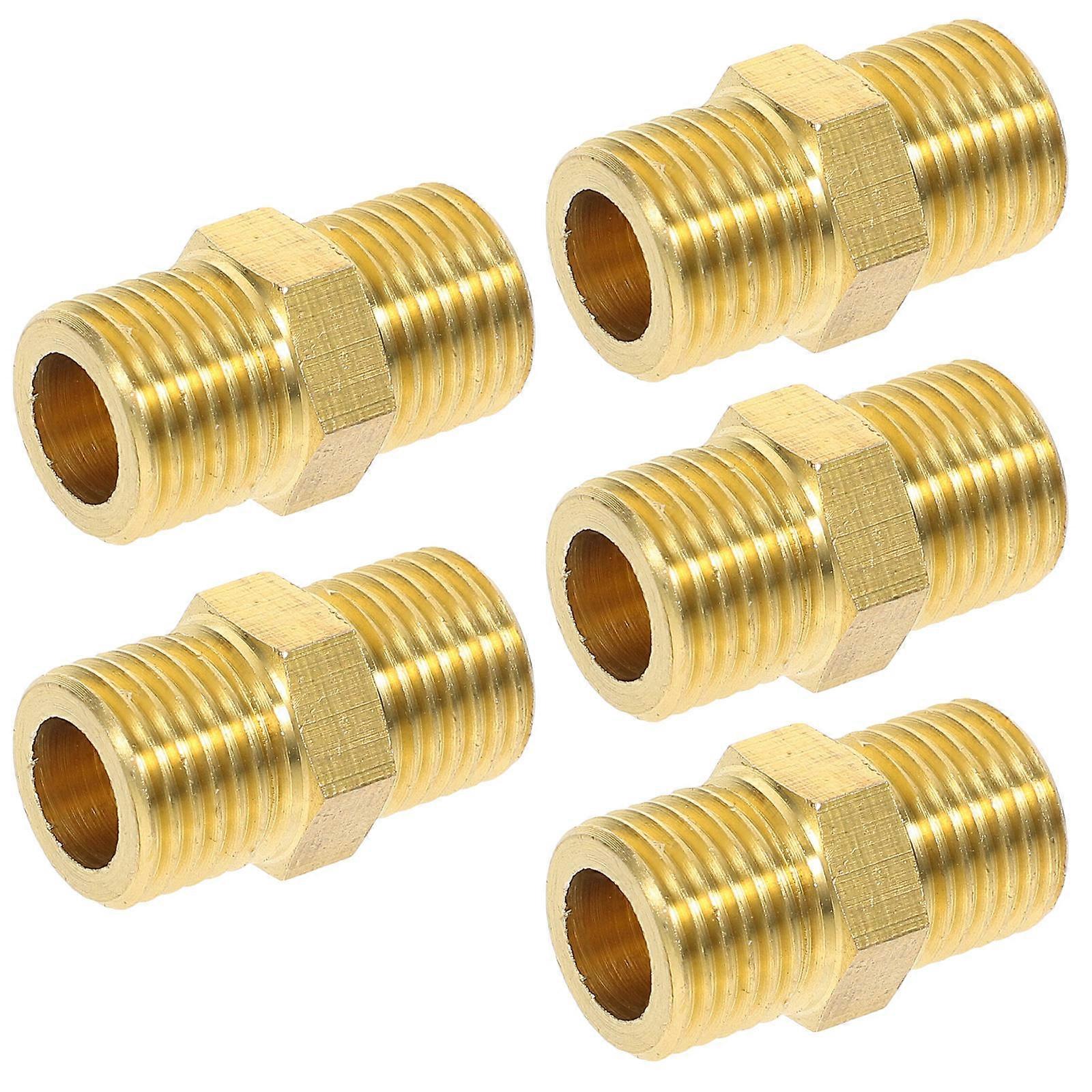 5pcs Durable Hose Fittings Adapters for Water Gas Connections – Leak Proof Design with Easy Installation and Secure Pipe Connection