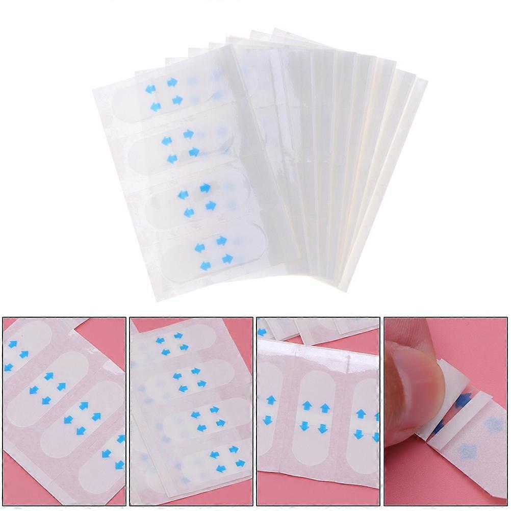 Blue Color Face Lifter Device 80Set Face Shaping Stickers Invisible Matte Finish For Taking Weddings Parties