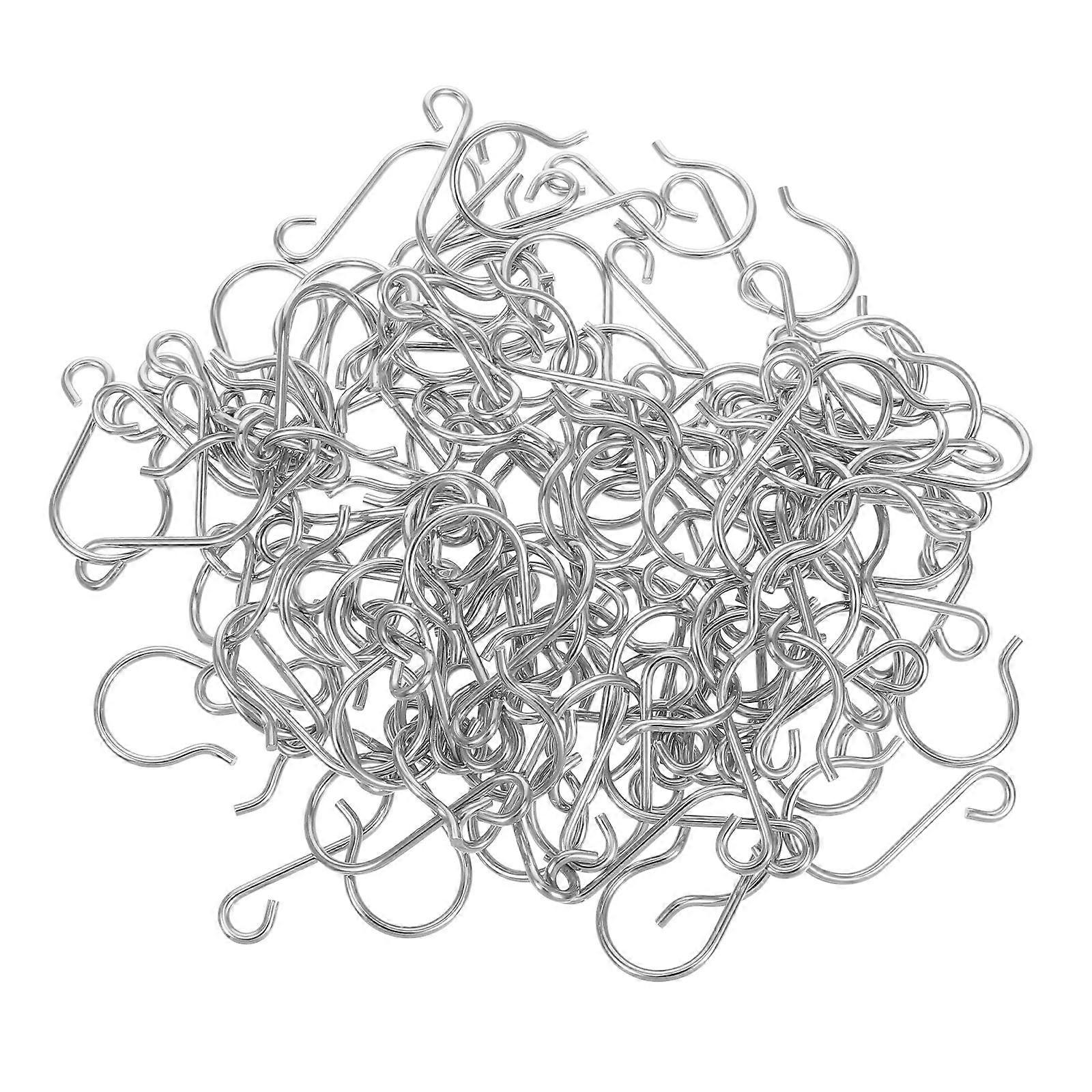 Stainless Steel S Hooks for Hanging Meat Practical and 100pcs