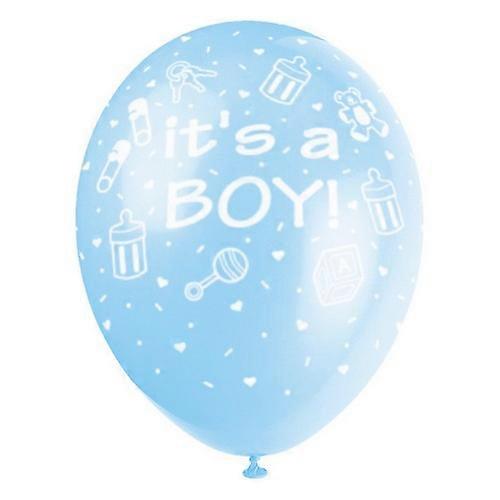 Unico partito Its A Boy / Its una ragazza i palloncini in lattice (confezione da 5)