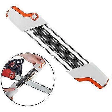 File Holder 2 in 1 for Chainsaw Chain 0.325 4.8 mm-White