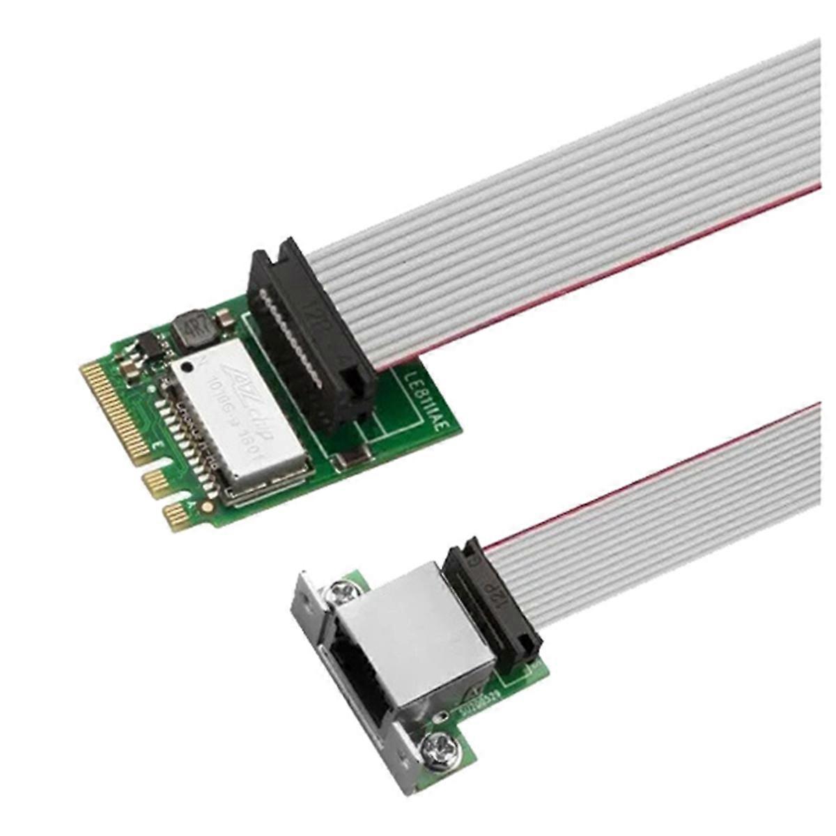 Netzwerkkarten M.2 (A + E) Netzwerkkarte 1000 Mbit/s Gigabit Ethernet 10/100/100 0M RJ45 LAN-Netzwerkadapter für Computer-PC