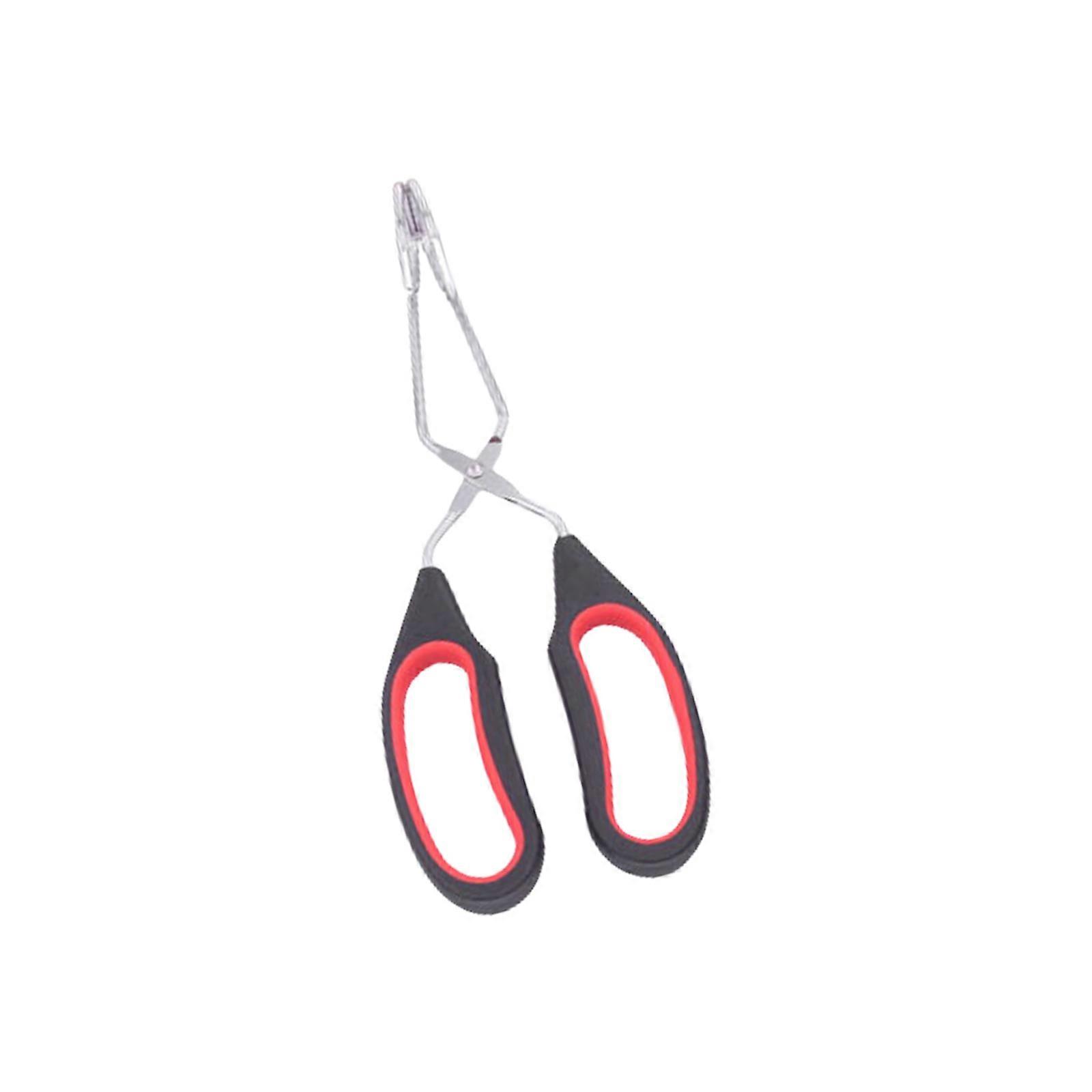 Charcoal Grilling Tool Barbecue Tong for Handling Large Food Baking Clip with Long Handle Heat Resistant Food Clamp Multicolor