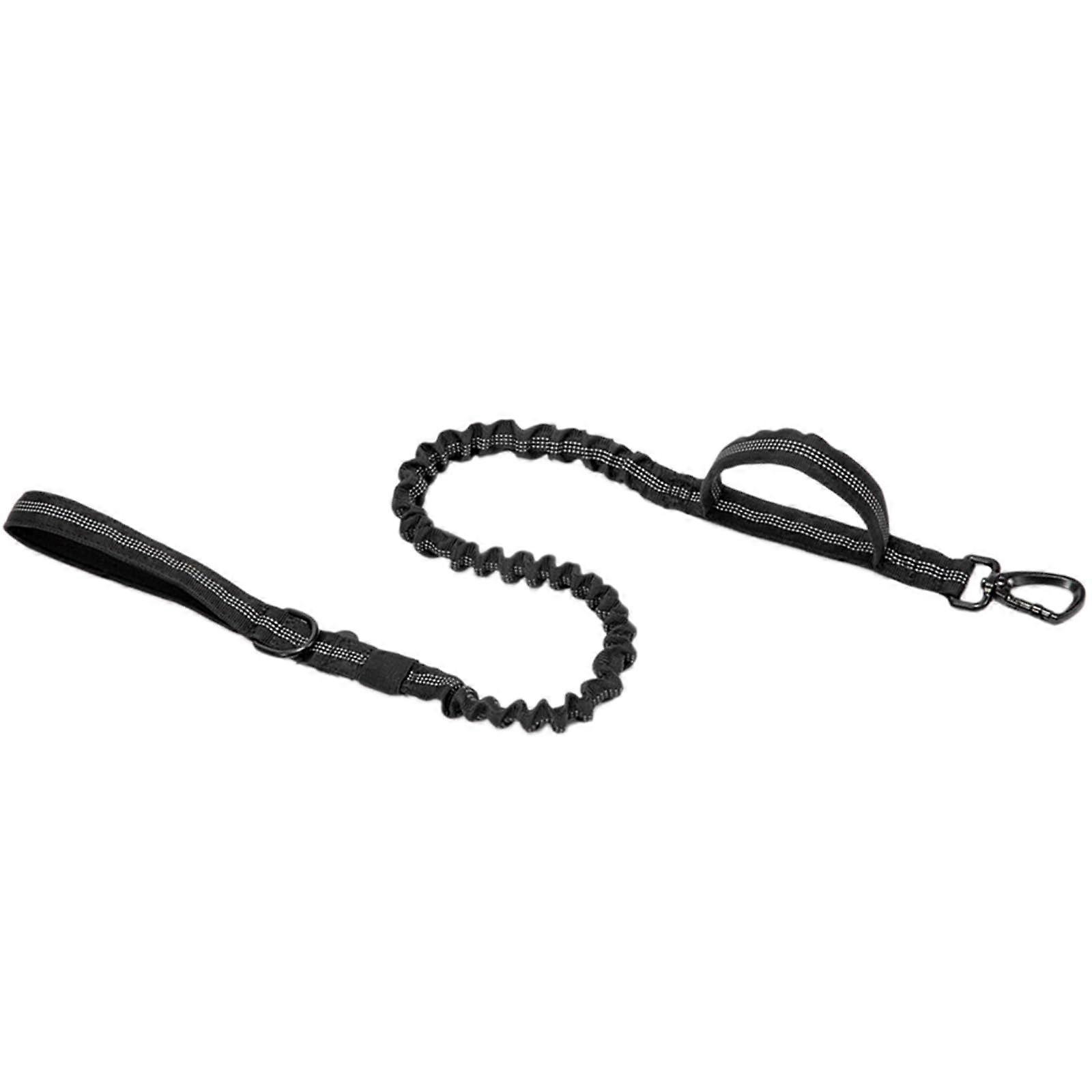 Dog Leash with Padded Control Handles, No Pull, Shock Absorption, Elastic