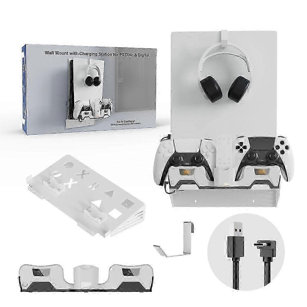 Wall Mount Storage Bracket Metal Stand Space Saving Gamepad Holder