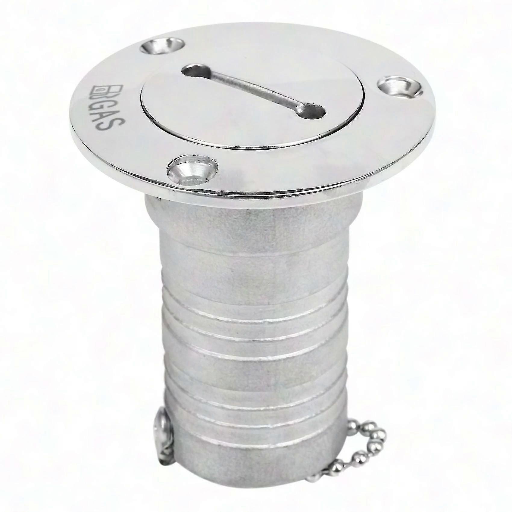 38mm 1.5 インチマリンステンレススチールボートデッキ燃料充填ポート、キーキャップ付き