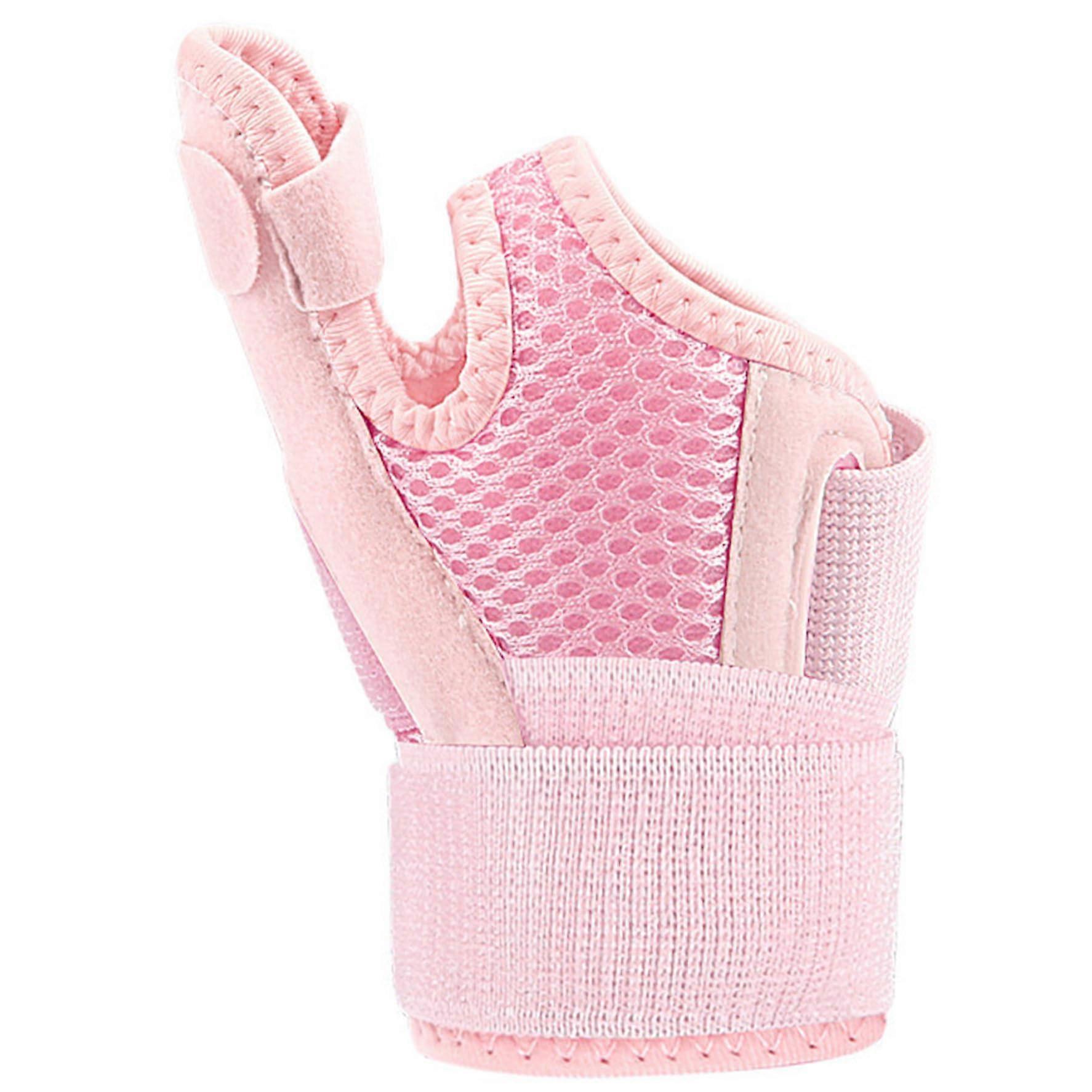 Thumb Brace for Carpal Tunnel Relief, Breathable Wrist and Thumb Splint for Right or Left Hand, Adjustable Pain Relief Support