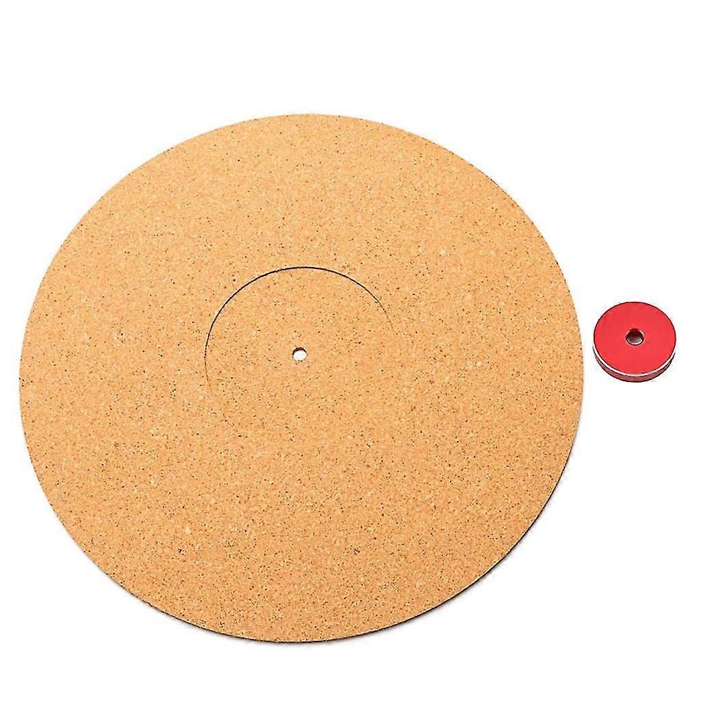 Record Player Mat Replacement 12inch Cork Turntable Mat Anti-Static Slipmat