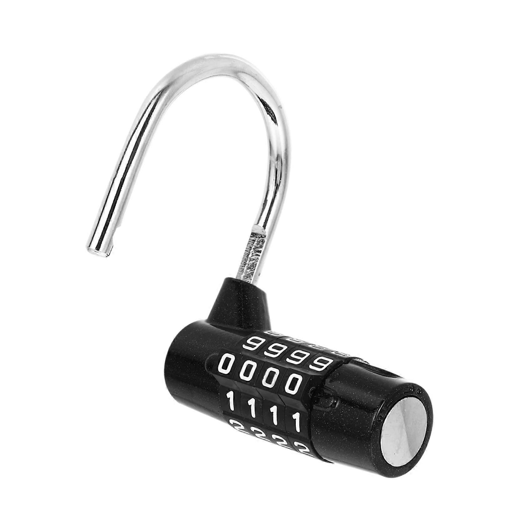 Safety Combination Padlock Code Lock for School Lockers Cabinets and Outdoor Use Easy to Install Design for Enhanced Security and Privacy Black