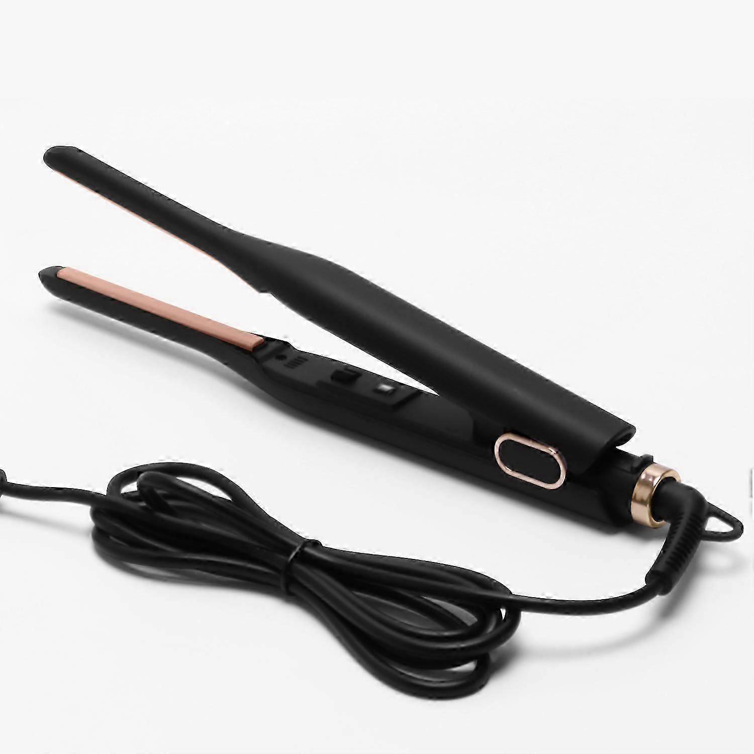 3/10 pouce crayon fer plat petits fers plats pour cheveux courts barbe et lutin coupe mini lisseur de cheveux en céramique tourmalin