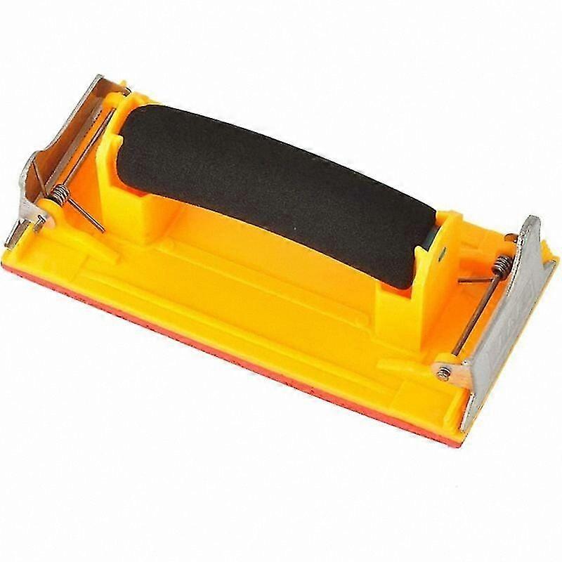 Handheld Sanding Block for Glass Polishing and Furniture Repair, Ergonomic Handle Design for Comfortable Manual Sanding, Compatible with Various Sandp