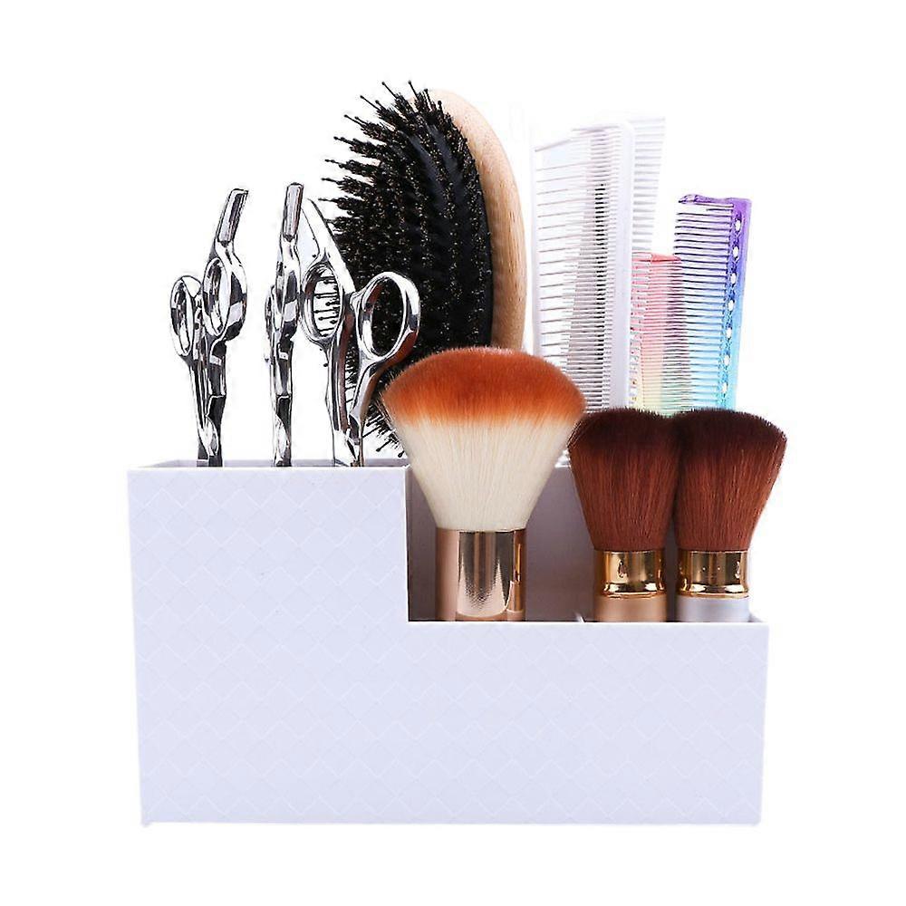 Second Generation White Scissors Holder, Hairdressing Scissors Organizer Stand, Tool Storage Box