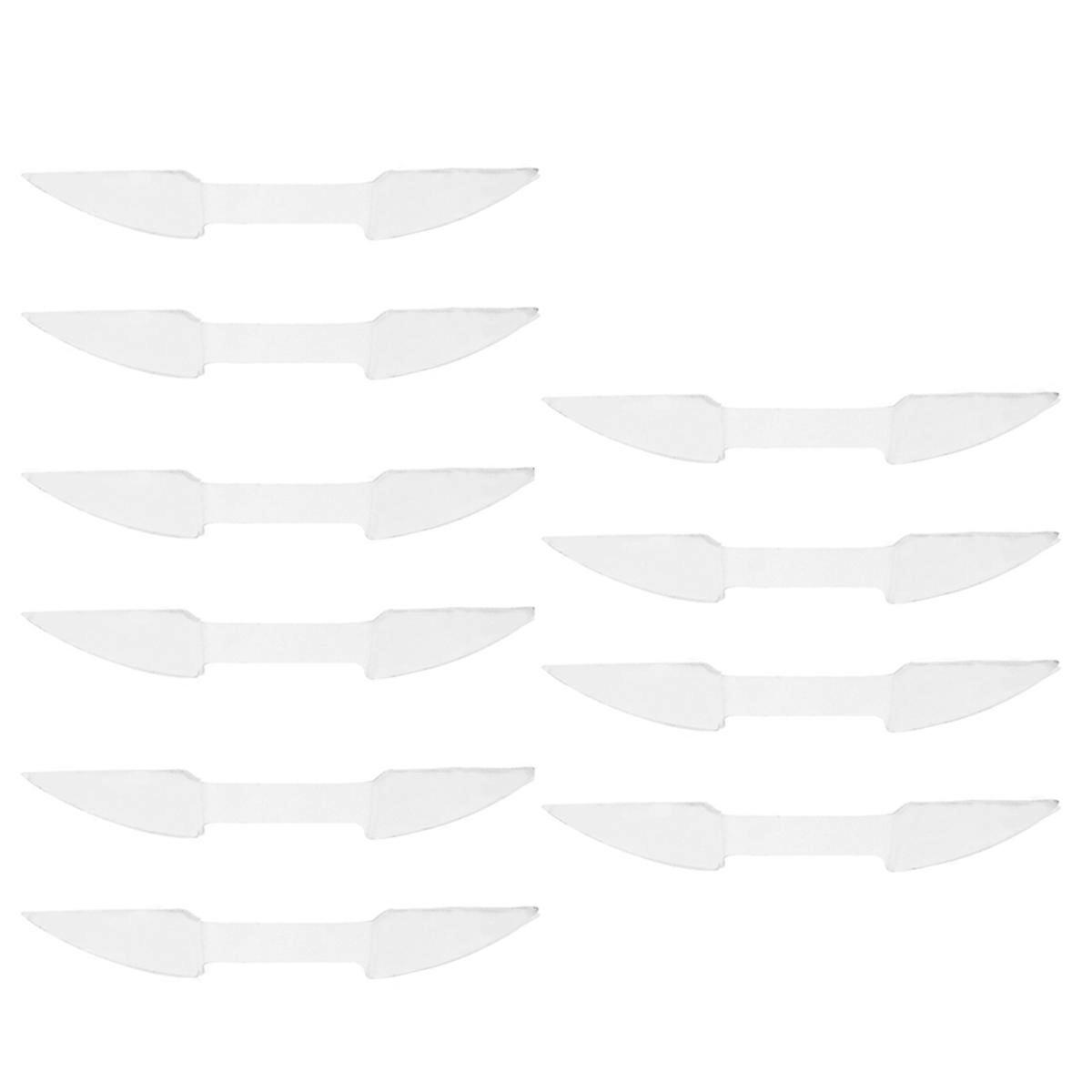 10Pcs Silicone Flute Lip Pad Stickers Non-Slip Tooth Pad A