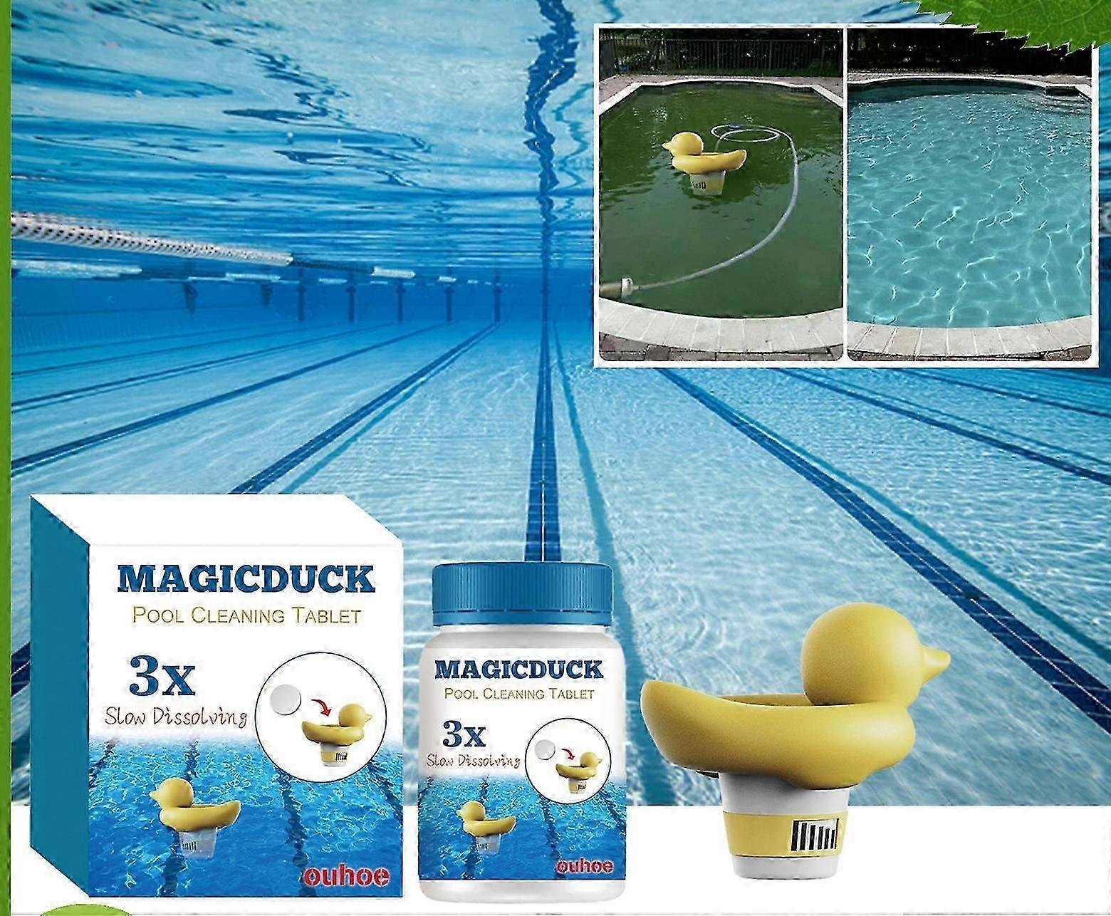 Swimming Pool Cleaning Tablets Swimming Pool Water Clarification Instant Cleaning Tablets for Cleaning and Deodorizing