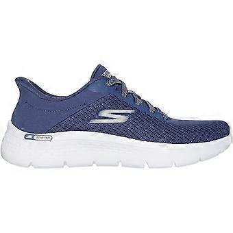 Skechers Go Walk Flex Textile Women's Blue/Green Trainers