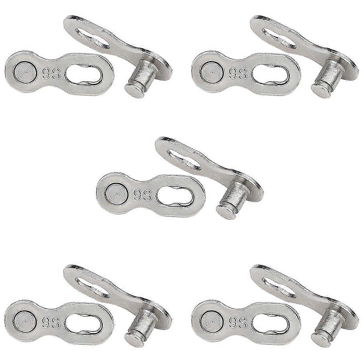 5Pairs Bicycle Missing Link Bike Chain Links Bicycle Chain Connector Quick