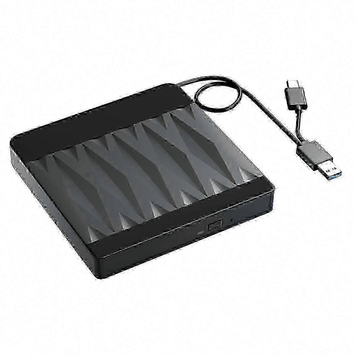 External Blu-ray Drive Optical Drive CD DVD BD Burner RW Player Rewriter Writer Disk Duplicator