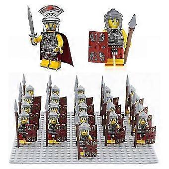21pcs/set Roman Military Centurion Soldiers Minifigures Army Toys Collection Kids Gift