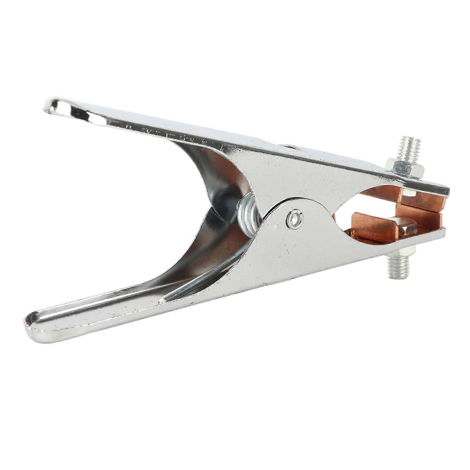 300A Copper Welding Ground Clamp, WearResistant  Conductivity, Easy Assembly, Welder Replacement Part Electroplated