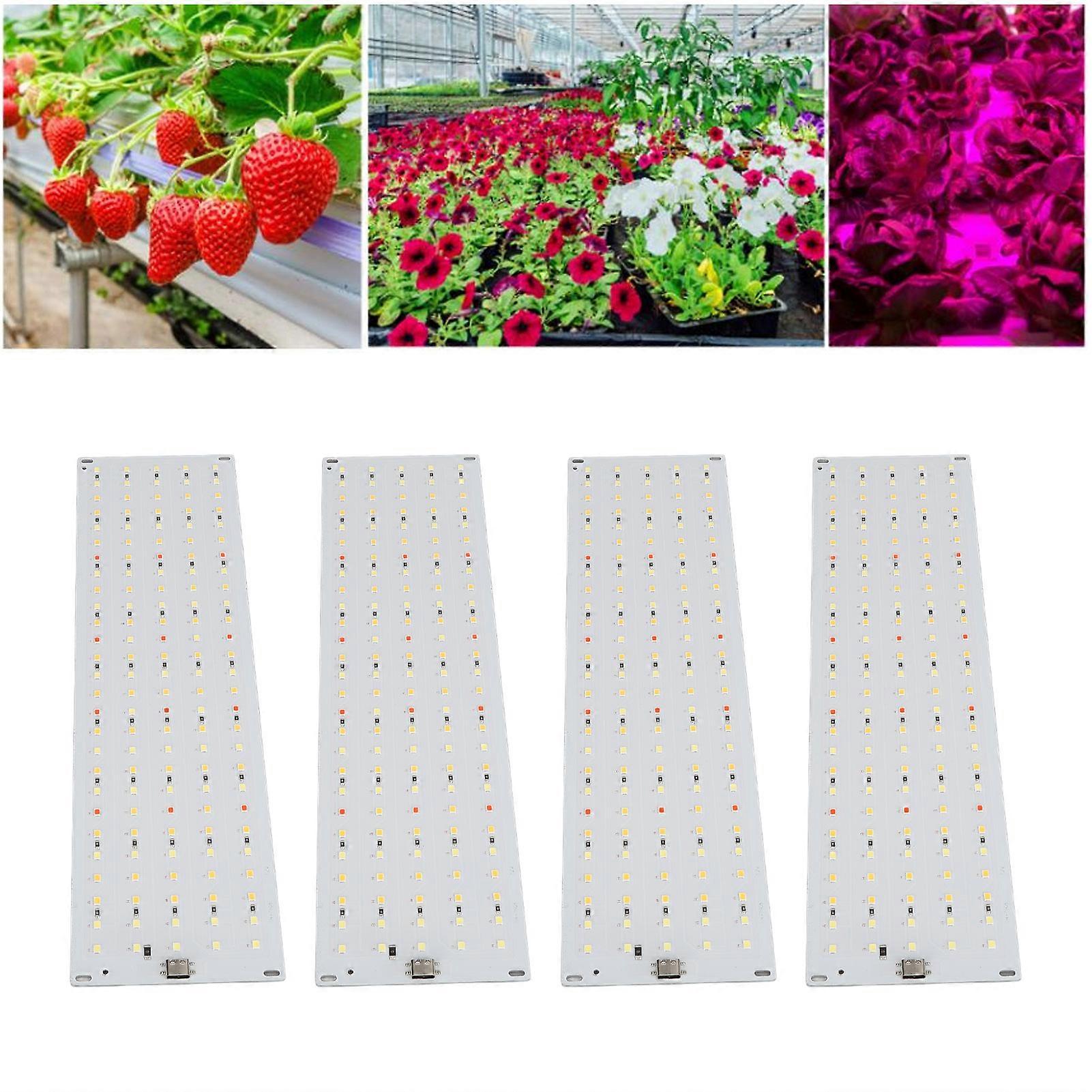 35W Full Spectrum LED Grow Light Panel 30x8cm with Timer